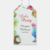 リタイアトロピカルサマーディーン&カクテルパーティー ギフトタグ (裏面)