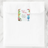 リタイアトロピカルサマーディーン&カクテルパーティー スクエアシール (バッグ)