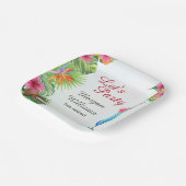 リタイアトロピカルサマーディーン&カクテルパーティー ペーパープレート (傾斜あり)