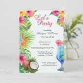 リタイアトロピカルサマーディーン&カクテルパーティー 招待状 (スタンド正面)