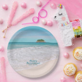 リタイアトロピカルビーチ紙プレート ペーパープレート (パーティー)