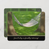 リタイアハンモック招待状 招待状 (正面/裏面)