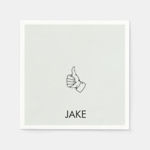 リタイアパーソナライズされたンセージがカクテルIIを飲む スタンダードカクテルナプキン