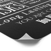 リタイアパーソナライズされたンポスタープリント妖精のライト ポスター (角)