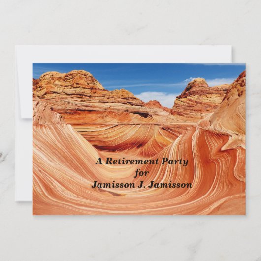 リタイアパーティの招待状フォトグラファーズパラダイス 招待状 (正面)