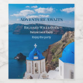 リタイアパーティーアドベンチャーアワティスギリシャメディ ワインラベル (シングルラベル)