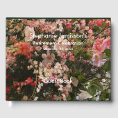 リタイアパーティーゲストブックフラワーズフローラ ゲストブック (正面)