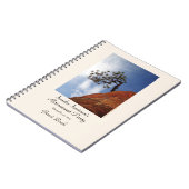 リタイアパーティーゲストブック盆栽 ノートブック (左側)