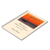 リタイアパーティーゲストブック、シルボートアットサンセット ノートブック (左側)