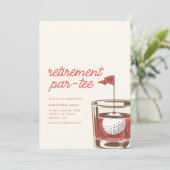 リタイアパーティーパーティの招待状ウィスキー付き 招待状 (スタンド正面)