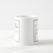 リタイアパーティーモダンゴ企業のルフグリーンブラック コーヒーマグカップ (中央)