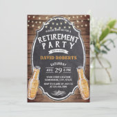 リタイアビール素朴パーティーへの応援 招待状 (スタンド正面)