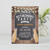 リタイアビール素朴パーティーへの応援#2 招待状 (スタンド正面)