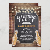 リタイアビール素朴パーティーへの応援#2 招待状 (正面/裏面)