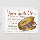 リタイアブレックファーストブルンチベーゲルロックスカペールオニオン 招待状 (正面)