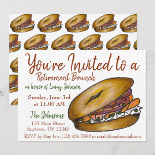 リタイアブレックファーストブルンチベーゲルロックスカペールオニオン 招待状