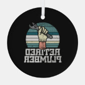 リタイアプラムペンション ガラスオーナメント (裏面)