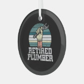 リタイアプラムペンション ガラスオーナメント (正面左)