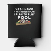 リタイアプランのビリヤー遊ドを持っている 缶クーラー (正面)