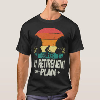 リタイアプラン自転車に乗る Tシャツ