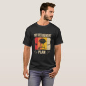 リタイアプランBBQタイマーバーベキュー2021ギフト Tシャツ (正面フル)