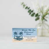 リタイアホームビーチパームツリー 名刺 (スタンド正面)