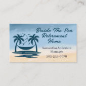 リタイアホームビーチパームツリー 名刺 (正面)