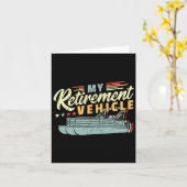 リタイアポンツーンボートキャプテンIオールドマンポンツーン カード (黄色い花)