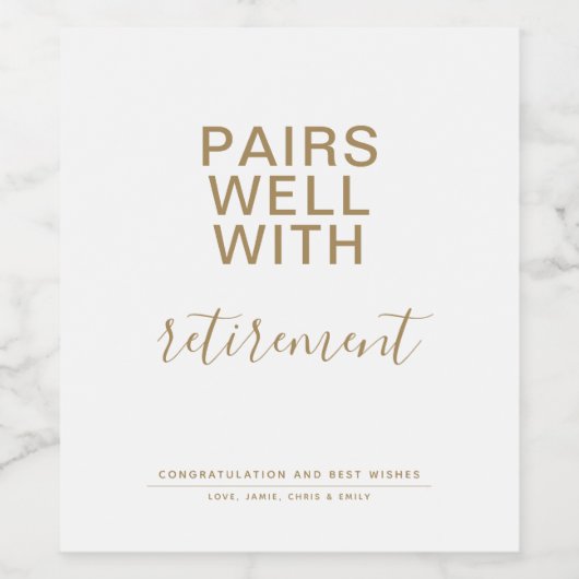 リタイアミニマリストのワインラベルとよく組む ワインラベル (シングルラベル)