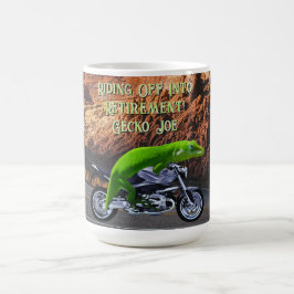 リタイアメントカスタムゲッコバイクに乗る コーヒーマグカップ