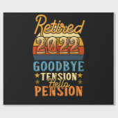 リタイアメントサ退職したヨナイテンションハローペンション ラッピングペーパー (フラット)