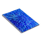 リタイアメントパーティーゲストブック、ブルー抽象芸術フローラ ノートブック (右側)