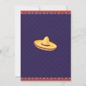 リタイアメントパーティーフィエスタメキシカンサボギター 招待状 (裏面)