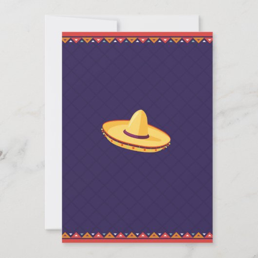 リタイアメントパーティーフィエスタメキシカンサボギター 招待状 (裏面)
