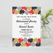 リタイアメントパーティーラスベガスカジノロイヤル招待状 招待状 (スタンド正面)