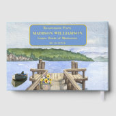 リタイアメントパーティーレイク実在波止場ゴールドフォイル ゲストブック (裏面)