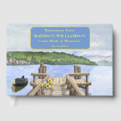 リタイアメントパーティーレイク実在波止場ゴールドフォイル ゲストブック (正面)