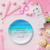 リタイアメント引用文ビーチシーアンドサンド ペーパープレート (パーティー)