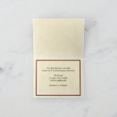 リタイアメント・サンキュー・ノート、レッド・カヌー3個 サンキューカード (内部)