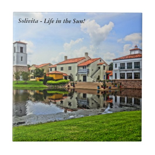 リタイアメント – Solivita Village CentreキシミーFL タイル (正面)