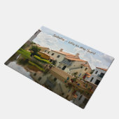 リタイアメント – Solivita Village CentreキシミーFL ドアマット (アングル)