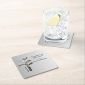 リタイアモダンルゴルフスポーツゴルフクラブ スクエアペーパーコースター (インサイチュ)