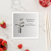 リタイアモダンルゴルフスポーツゴルフクラブ スタンダードカクテルナプキン (インサイチュ)