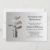 リタイアモダンルゴルフスポーツゴルフクラブ 招待状 (正面)