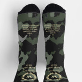 リタイアモダンルゴルフモノグラムラッキーゴルフ ソックス (上部)