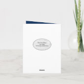 リタイアユーモアを青に切り取る カード (裏面)