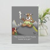 リタイアユーモアパーティの招待状 招待状 (スタンド正面)