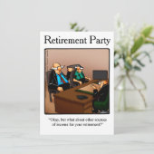 リタイアユーモアパーティの招待状「斑点」 招待状 (スタンド正面)