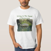 リタイアユーモア湖タートルフォト自然野生動物 Tシャツ (正面)