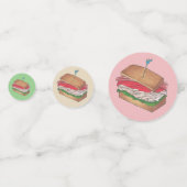 リタイアランチョンランチターキークラブサンドイッチ コンフェッティ (正面)